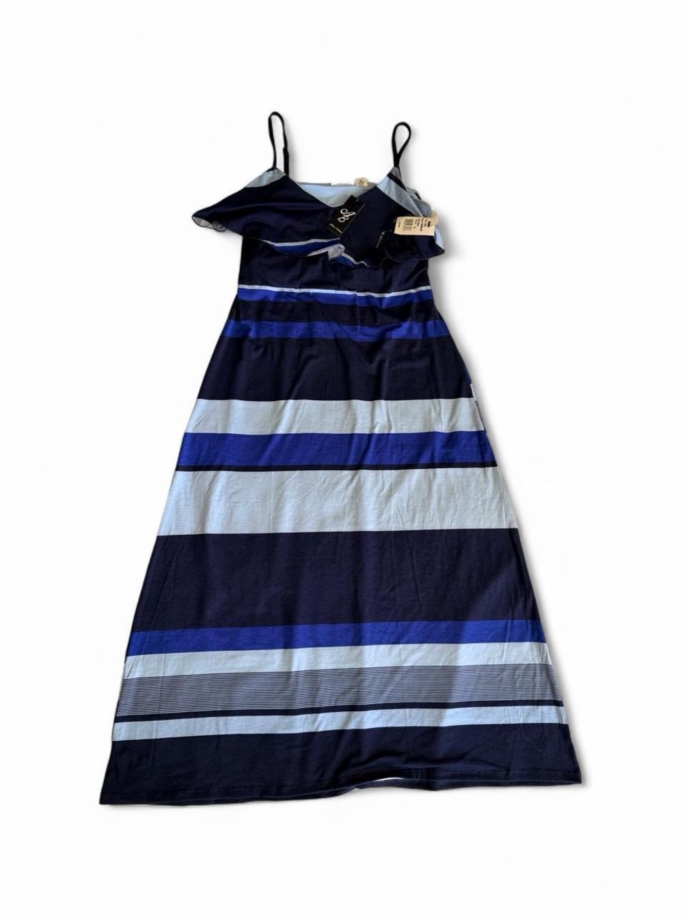 Allison Brittney Striped Ruffle Dress – XL (NWT)
